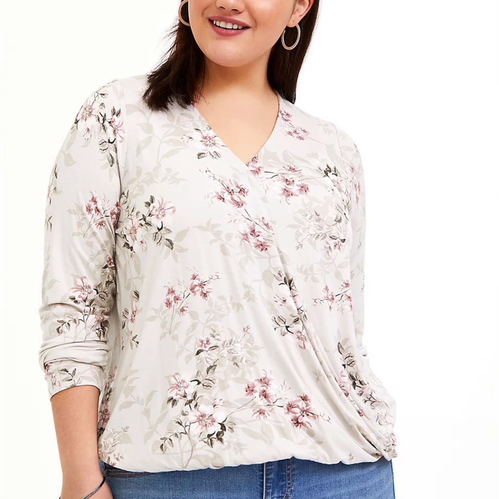 Ivory Surplice Top